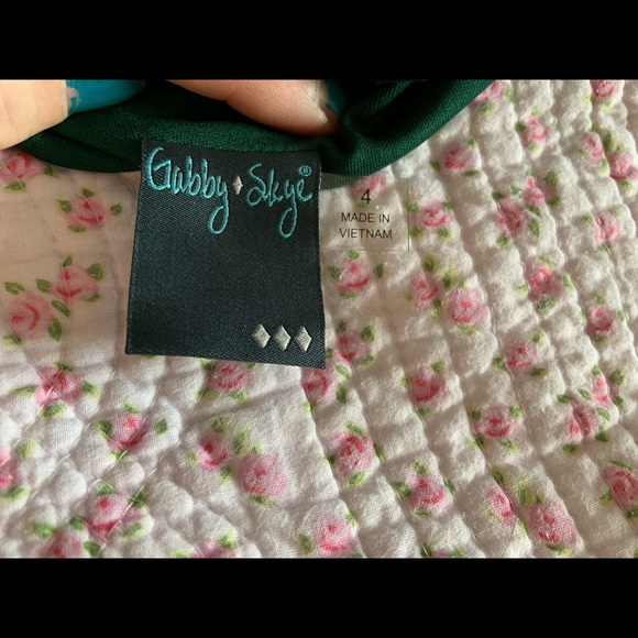 Gabby Skye sleeveless chiffon dress. NWOT - Picture 6 of 8